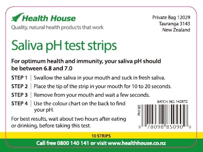 SALIVA PH TEST STRIPS